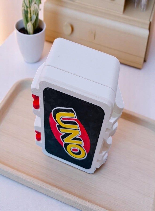 Sentosa Uno Card Game Storage Box with Snap On Locks, Inner Tray, Multicolor, Durable (Box + 1 Card Deck) - Image 4